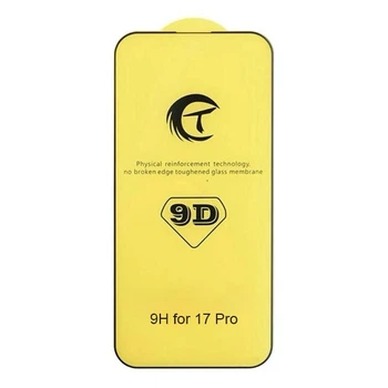 Защитное стекло для iPhone 17 Pro | 18 Pro 9D Black