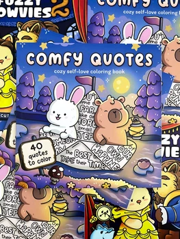 Розмальовка Cozy антистрес Comfy Quotes "Затишні цитати"