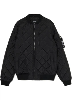 Бомбер мужской Cropp черный стеганый новый, размер M