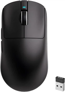 Миша Ігрова VGN VXE R1 SE+ Чорна. Бездротова 2.4G/Bluetooth/кабель. Сенсор PAW3395 SE. 18000 DPI.