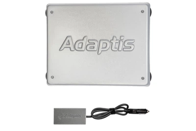 Комплект Adaptis MiniKit для Starlink Mini (захисний корпус на авто + блок живлення 12-24V) сірий