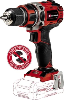 Аккумуляторная дрель-шуруповерт Einhell TE-CD 18/40 Li-Solo 18 В, 40 Нм, без аккумулятора Б/у