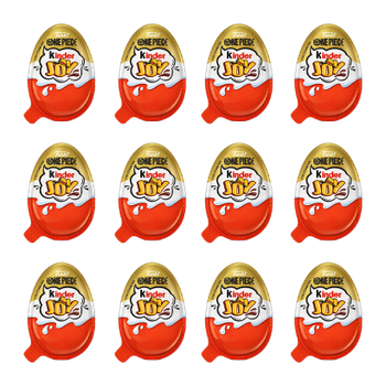 Набор Шоколадное Яйцо 12шт Kinder Joy One Piece 20g