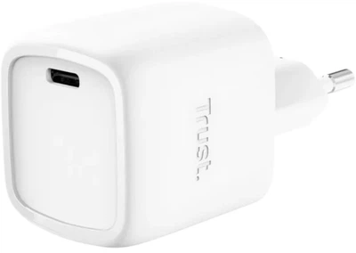 Ładowarka Trust Maxo 25520 USB-C 30W GaN Biała (8713439255201)