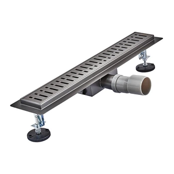 Трап для душевой кабины 600 мм Koer Fd35-70×600 Graphite с сухим и мокрым затвором AC0658