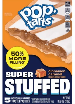 Тосты Pop-Tarts Super Stuffed Cinnamon Caramel 5шт, 310г