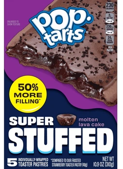 Тосты Pop-Tarts Super Stuffed Molten Lava Cake 5шт, 310г
