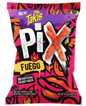 Снеки Takis Fuego Pix Crunchy Corn Puff Snack 240.9г