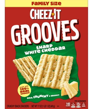 Снеки Cheez-It Grooves Sharp White Cheddar Crunchy Cheese Crackers 481г
