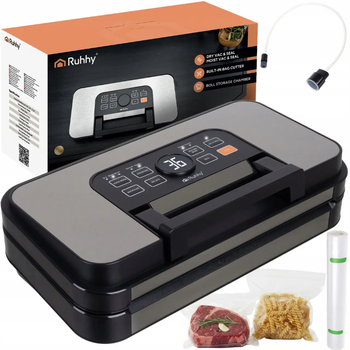 Вакууматор для продуктов Ruhhy 24757 125 Вт профессиональный вакуумный упаковщик с ножом