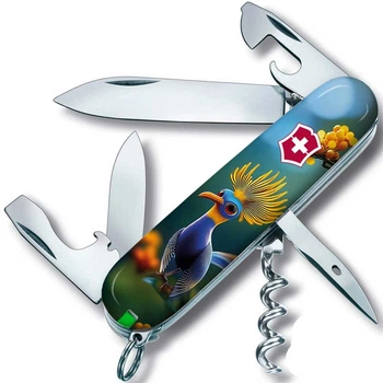 Нож Victorinox Spartan Design Mat Gloss Blue/Yellow (1049-Vx13603.3_R2090pk)