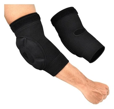 Налокітники спортивні RDX Hosiery Elbow Foam Black/Black M (Black/Black L)