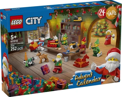 Конструктор Lego City Новогодний календарь 2026 года Лего Сити 60510