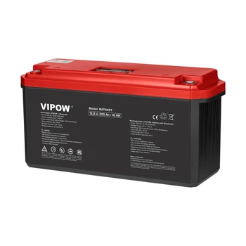 Аккумулятор LiFePO4 12.8V 200Ah с Bluetooth, LCD-дисплеем и интеллектуальной BMS (BAT0497)