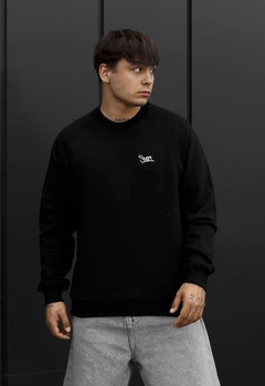 Мужской Свитшот Стаф Черный С Логотипом Базовый Staff Black Logo M (402618)