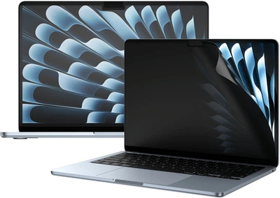 Конфіденційна захисна плівка PanzerGlass Magnetic 2-Way Privacy для ноутбука Apple MacBook Air 13.6" M2/Apple MacBook Air 13.6" M3/Apple MacBook Air 13.6" M4/Apple MacBook Air 13.6" M5 (PG63443)