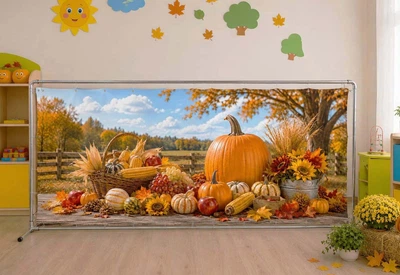 Баннер осенний для фотозоны PHOTODECOR «Осенний богатый урожай» 1 кв.м.