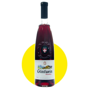 Напиток винный Маунтин Глинтвейн/Mountain Glintwein красный сладкий, 0,75 л, 8%