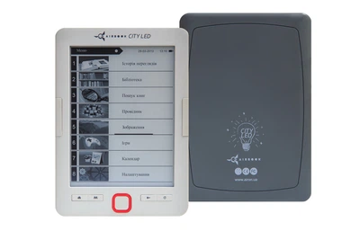 Электронная книга AirBook City LED 6" E-Ink Pearl HD 4 Гб 1500 мАг