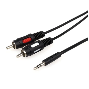 Кабель мультимедийный 3.5mm M to 2xRCA M 1.8m Atcom (10707)