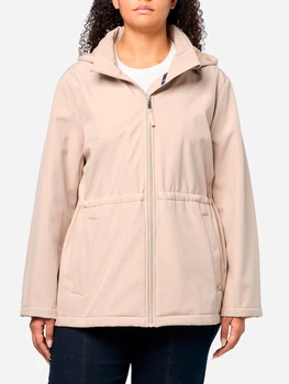 Куртка демісезонна з капюшоном жіноча Tommy Hilfiger 915747556 XL Бежева (1161502213)