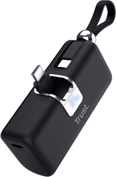 Powerbank Trust Pacto 5000 mAh Black (8713439261042)