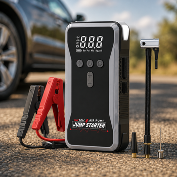Пускозарядное устройство S3 + компрессор, Power Bank и LED-подсветка