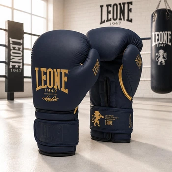 Боксерські рукавички Leone Mono Blue 14 ун.