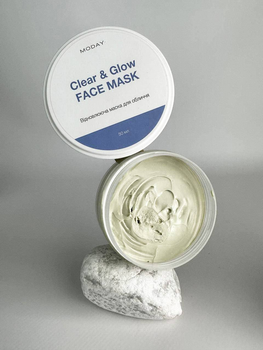 Восстанавливающая маска-антистресс для лица MODAY Clear & Glow FACE MASK 50 мл