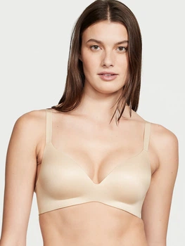Бюстгальтер с Push-up с косточками бесшовный Victoria's Secret 286149803 36D Бежевый (1161992102)