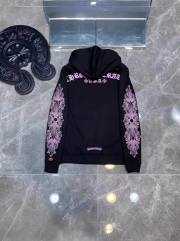 Мужское худи Chrome Hearts Черный Размер L (CHRH027)