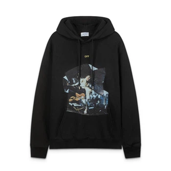 Мужское худи OFF White Черный Размер M (OFH001)