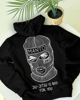Мужское худи MANTO Черный Размер S (MAN015)