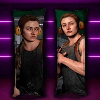 Дакимакура 150х50см Элли Эбби Андерсон Одни из нас The Last of Us Abby Ande Подушка с наволочкой двусторонняя