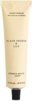 Krem do rąk Cereria Molla Black Orchid & Lily nawilżający 80 ml (8424405012352)