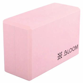 Блок для йоги кирпич опорный для йоги Bloom Yoga Brick 7040 размер 22.9x10x15см Pink