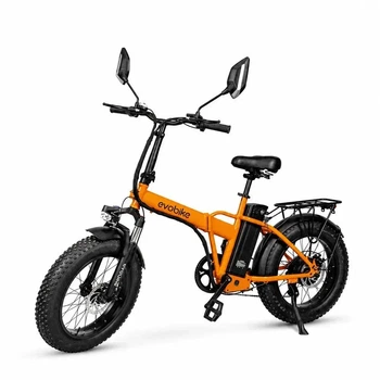Электровелосипед EvoBike Storm V8S (1000W, 48V, 18Ah) Фетбайк Оранжевый