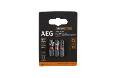 Бита ударная AEG AAK252PZ3, PZ3, 25мм (3шт) (4932479172)
