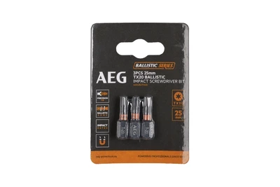Бита ударная AEG AAK252TX20, TX20, 25мм (3шт)