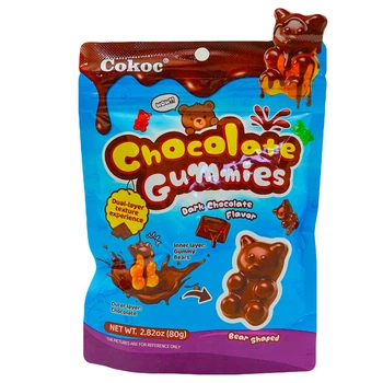 Желейні цукерки-ведмедики у шоколаді Bear Gummies with Choco Coating COKOC 80 г