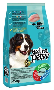 Сухий корм для собак Extra Paw Adult 15 кг зі смаком риби