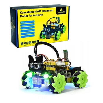 Робот-конструктор 4WD Mecanum - набор для STEM-образования и программирования.