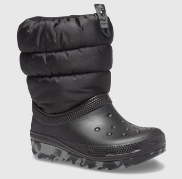 Детские зимние ботинки Crocs 37-38 (j5 US) 24 см Черный 1161689218