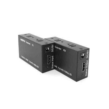 Адаптер HDMI extender 60m CAT5E/6 1080P 3D black Voltronic (YT-SCPE HDM-60m1080Р)