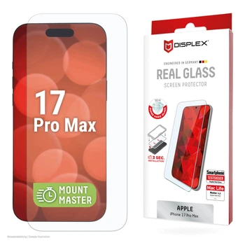 Szkło ochronne Displex Real Glass 2D do smartfona Apple iPhone 17 Pro Max (4028778127145)