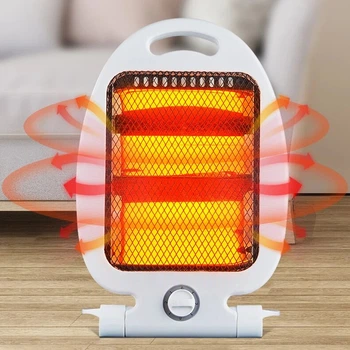 Обогреватель кварцевый 800 Вт, Heater MS 5952 QH / Настольный электрический обогреватель / Электрообогреватель