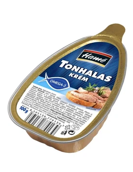 Паштет рибний Тунець Hame Tonhalas Krem Omega-3 Хаме Помазанка з Омега3 Лодочка 100г