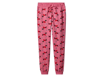 Спортивные штаны Slim Fit с начесом для женщины Esmara LIDL 483982 L Розовый