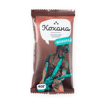 Батончик из сухофруктов Шоколад Кохана 40 г