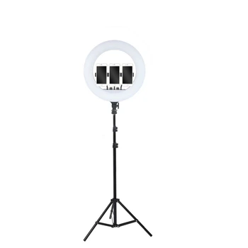 Кольцевая LED-лампа RL-18, черный